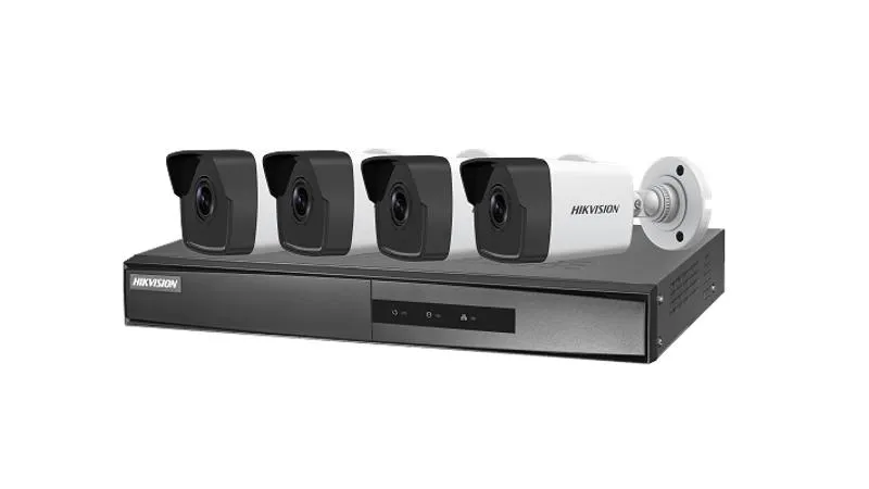 Kit 4 caméras IP Bullet HIKVISION 2 MP