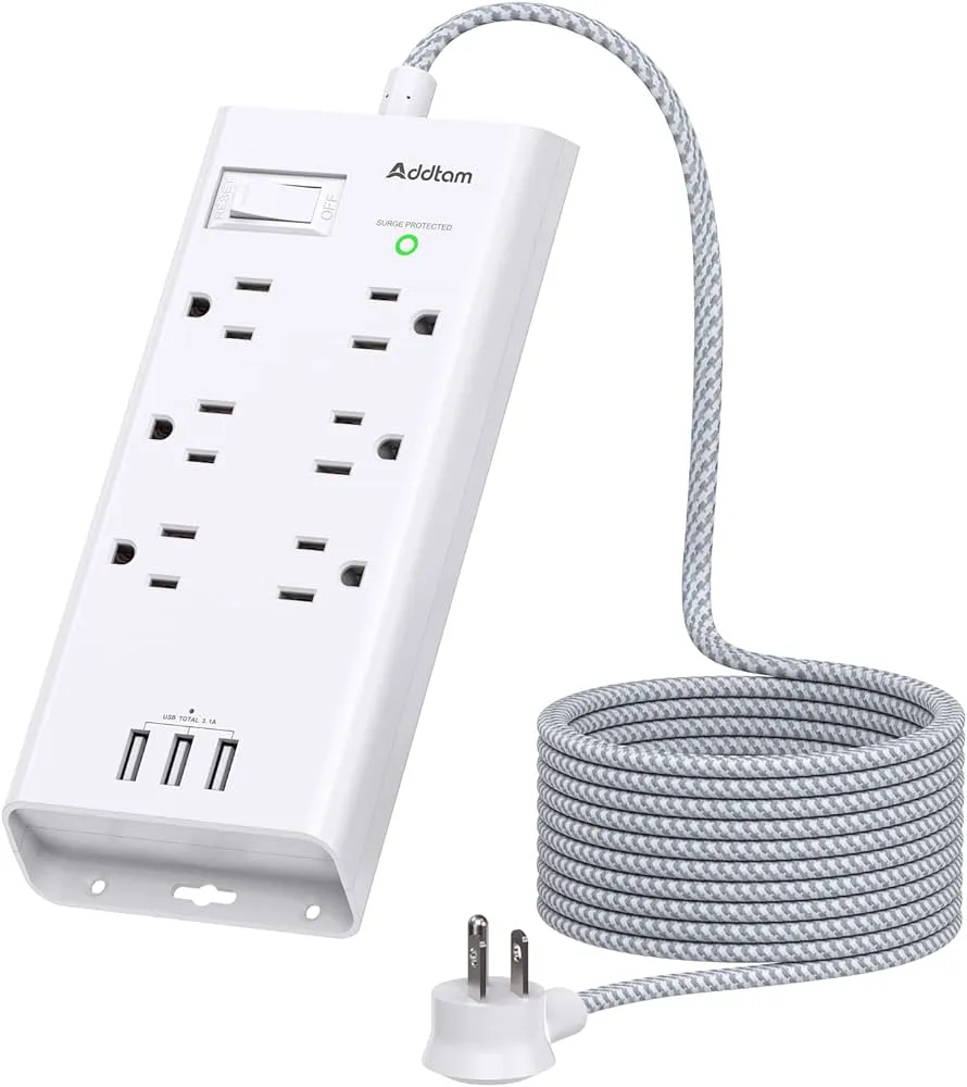 [MP6PUSB] U08Multiprise 6 ports + ports USB