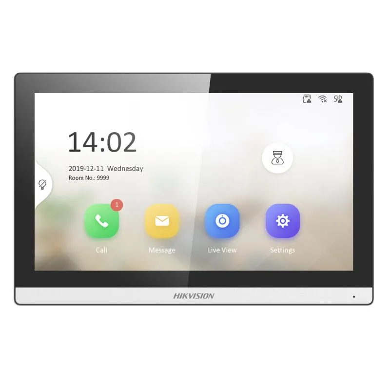 [DS-KH6350-WTE1(O-STD)] Ecran Vidéophone Hikvision WiFi, PoE Série KH6