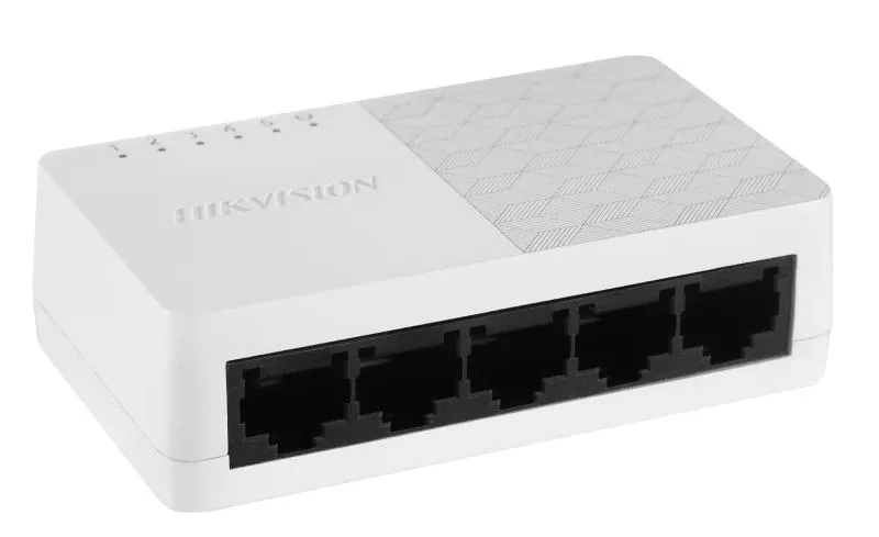 [DS-3E0505D-O] Switch plastique HIKVISION Gigabit 5 ports 