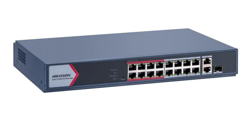 [DS-3E1318P-EI_M] Switch POE Manageable Hikvision Fast Ethernet 16 ports
