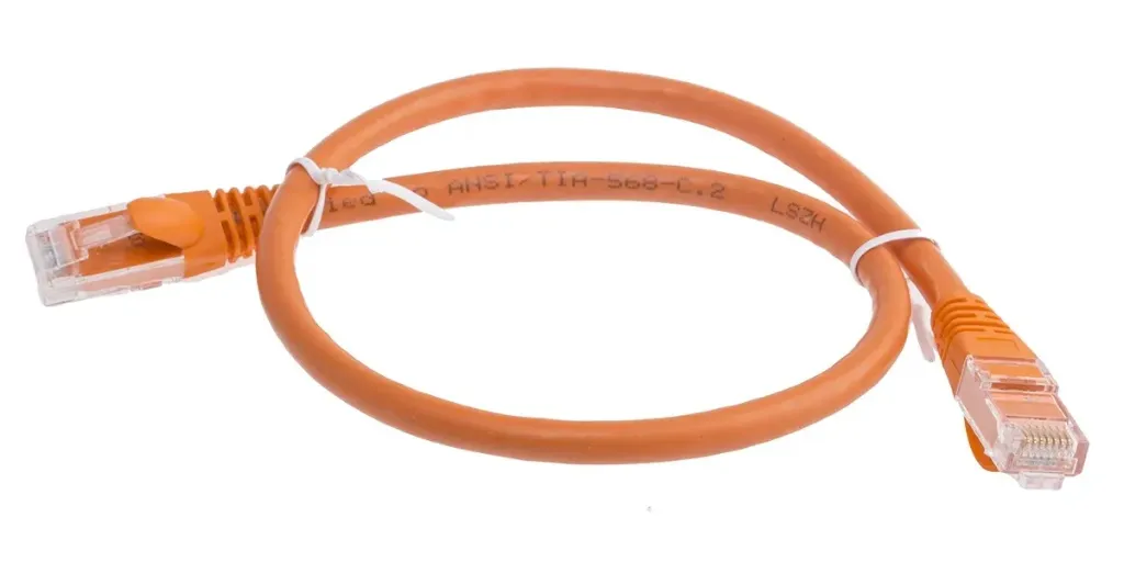 Cordon de brassage 0.5m cat 6 orange/blue/greyray mix