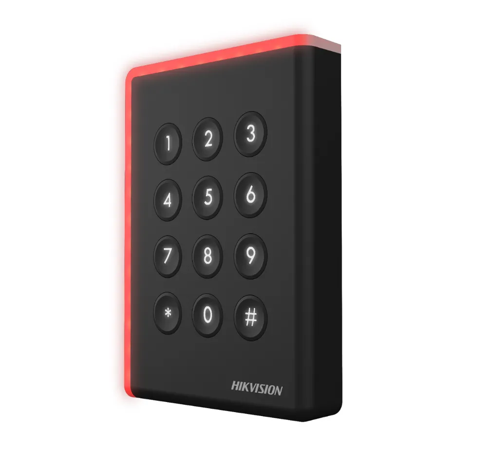 [DS-K1108AMK(O-STD)] Lecteur de carte Mifare avec clavier Hikvision